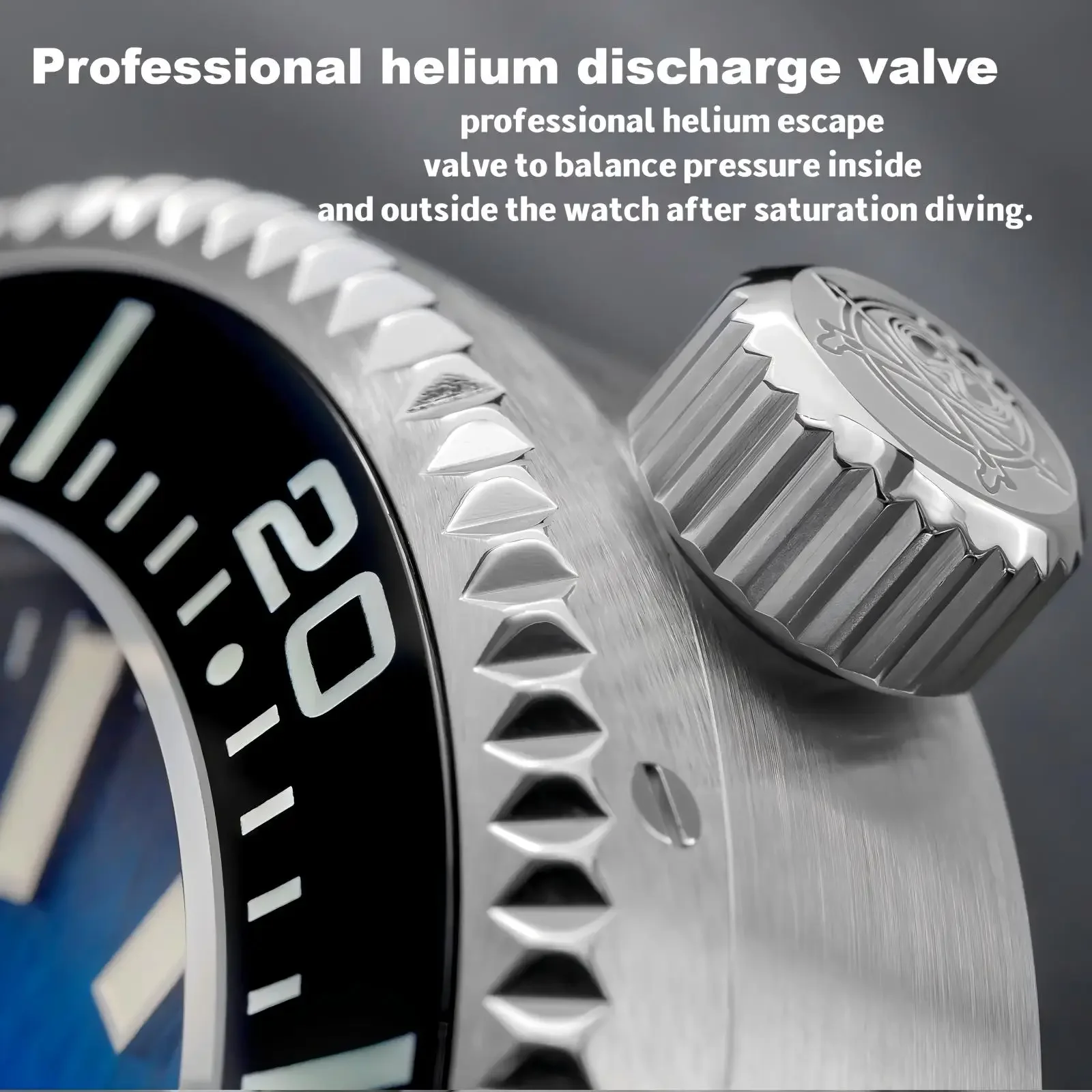 Addiesdive الرجال NH35A ساعة ميكانيكية أوتوماتيكية 1000 متر مقاوم للماء BGW9 ساعات مضيئة للغاية 316L الفولاذ المقاوم للصدأ ساعة غوص #3