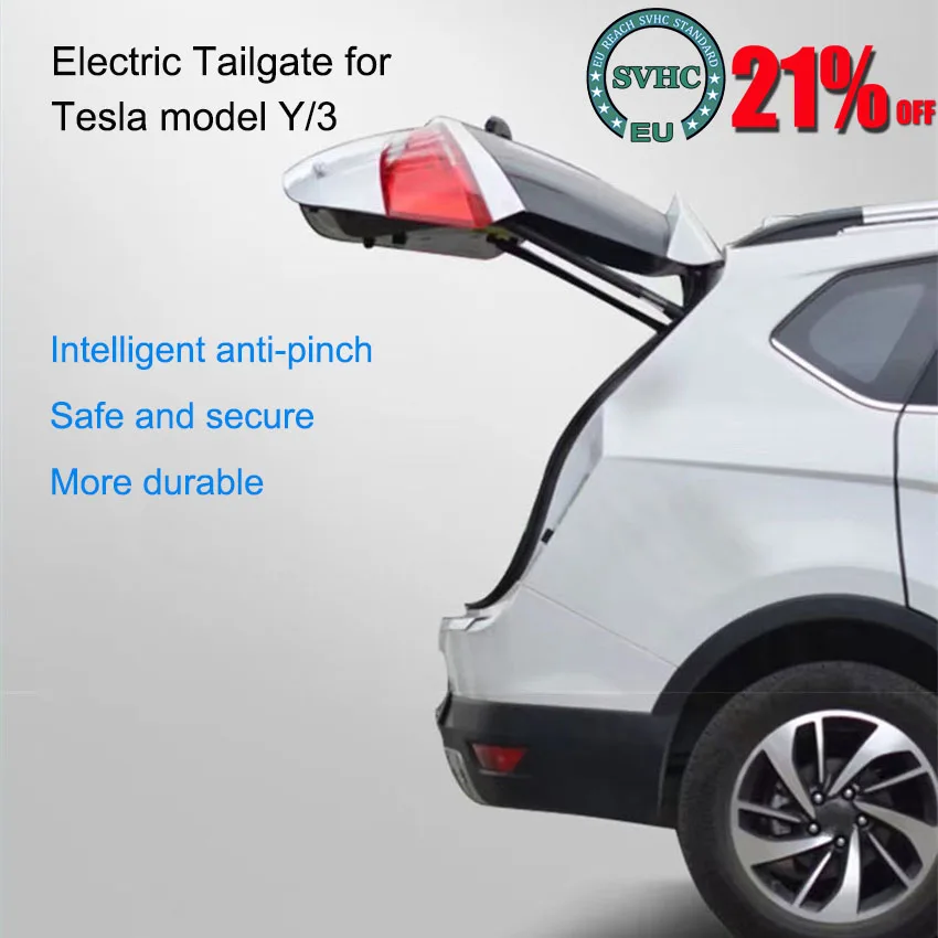 For Tesla Model Y 3 Automatic Power Electric Tailgate Smart Opener Door System Free Liftgate anti-pinch electric tailgate