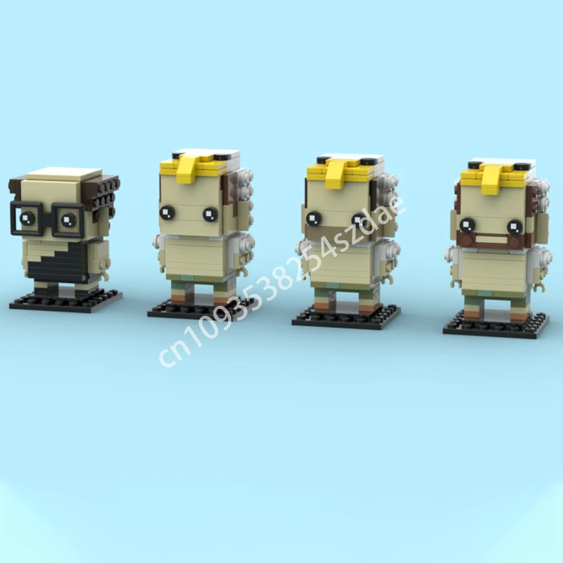 

538 шт. MOC «Стрешман + птицы войны» Всегда солнечно в Филадельфии Brickheadz Строительные блоки Креатив на день рождения