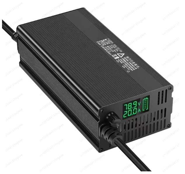 

Current adjustable 72V high power lithium battery charger 20 strings