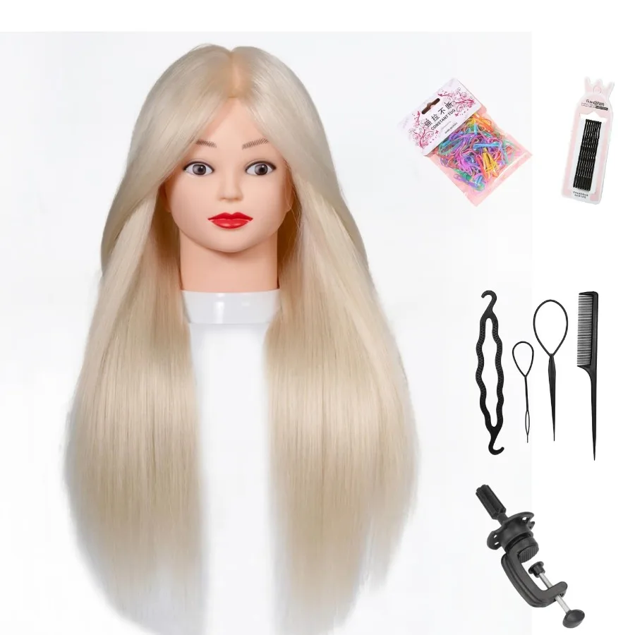 عارضة أزياء رئيس الشعر البشري 80 شعر الإنسان القزم رئيس مع الشعر 2426 بوصة لممارسة التجميل عدة دمية رئيس تصفيف الشعر