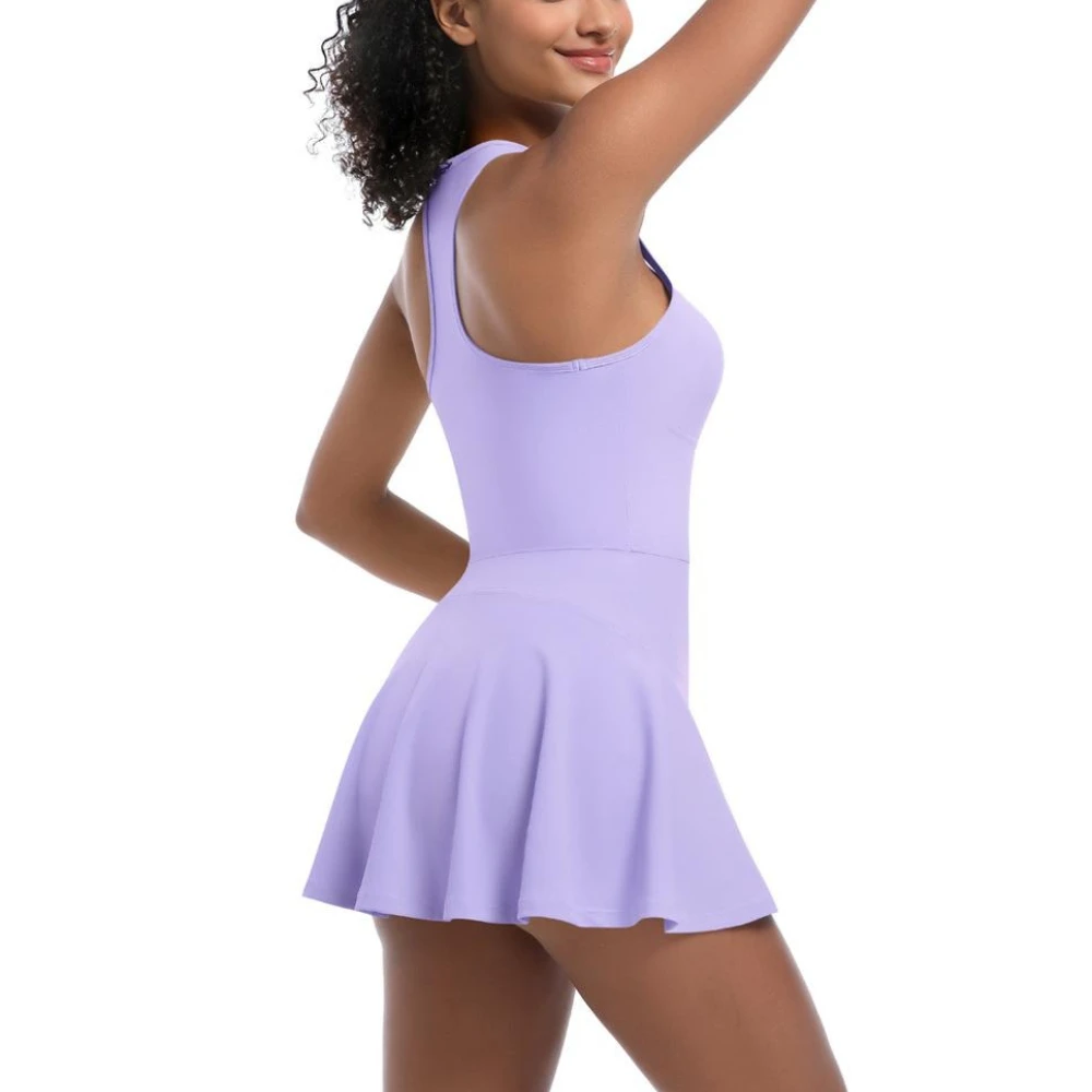 MIML Women's Sensation Base Layerชุดกีฬาวิ่งกลางแจ้งฟิตเนสJumpsuitโยคะกระโปรงเทนนิส 2025 ใหม่กระโปรงกอล์ฟ