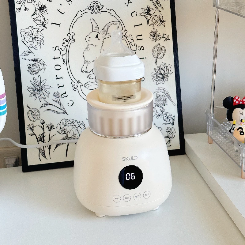 

new style small Milk shaker, constant temperature two-in-one automatic milk powder mixer, baby electric milk warming artifact