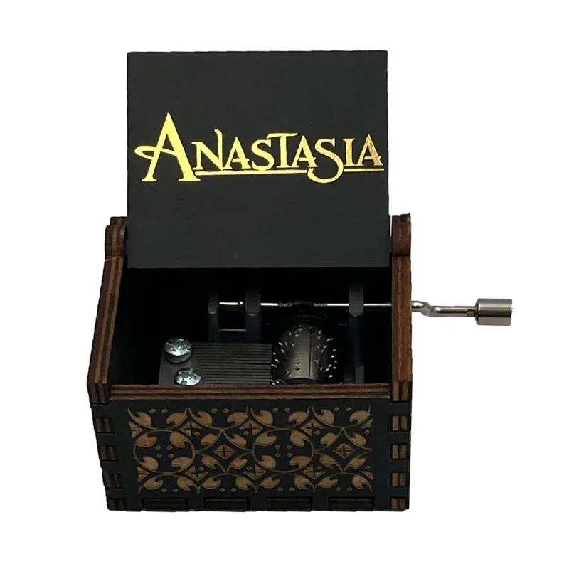 Anastasias once upon a December music Box Hand Cranks Wind up Mechanism Musicial Box modern bronzing Crafts Unique Gifts