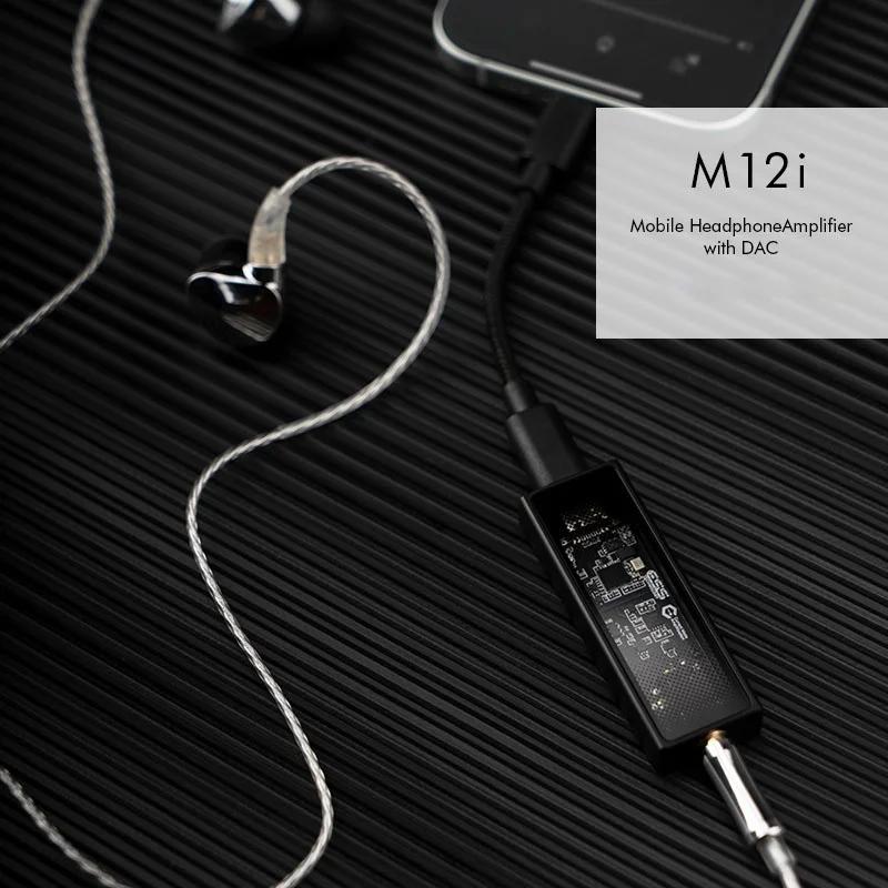 Questyle M12i Mobile Headphones Amplifier with DAC HiFi Hi-Res Lossless Headphone Amplifier CMA Sip Inside Portable Decoding