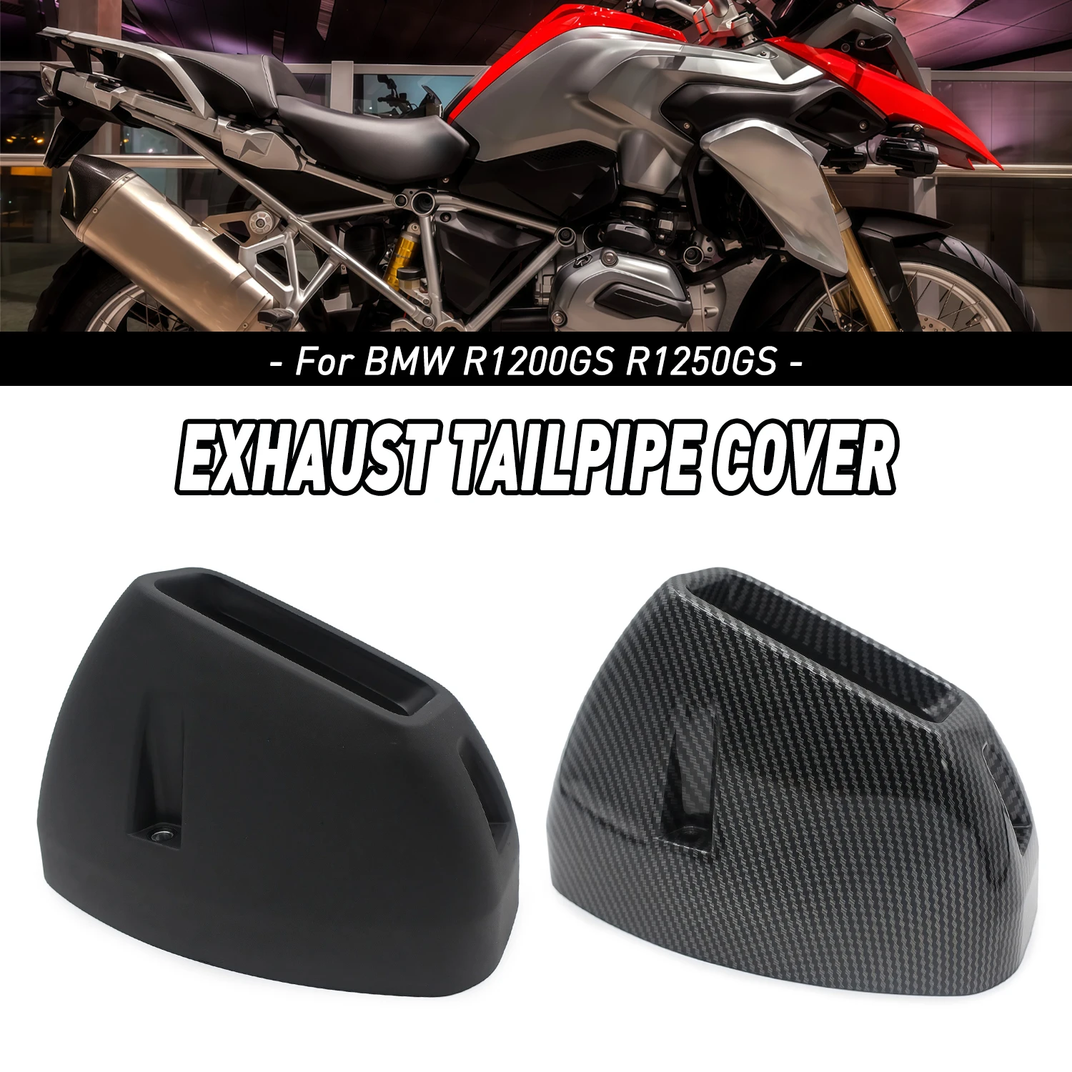 

Exhaust Pipe Exhaust Pipe End Cap Decorative Cover Motorcycle Accessories For BMW R1200GS R1250GS ADV 2013-2022 2023 2024 2025
