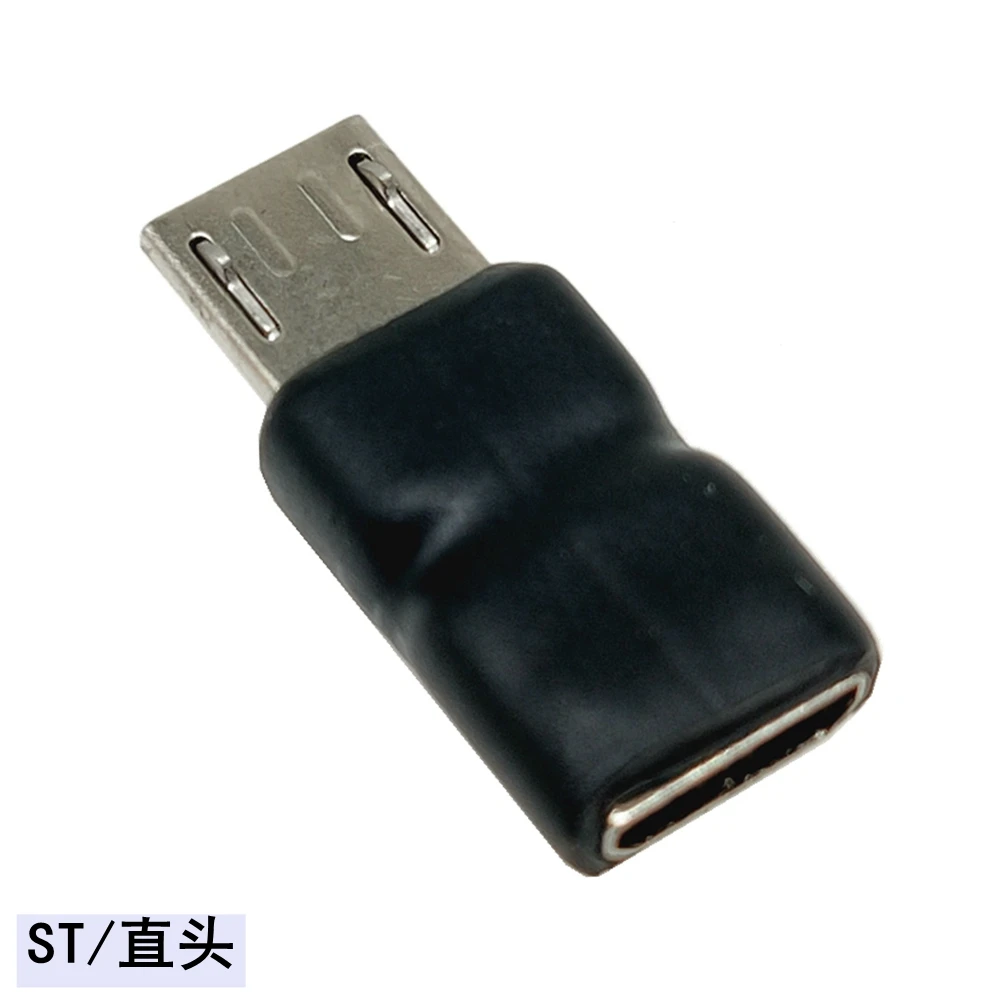 Mini/Micro USB Typ A Stecker Auf Micro/Mini USB B Weibliche 90 Grad łączy Adapter Winkel