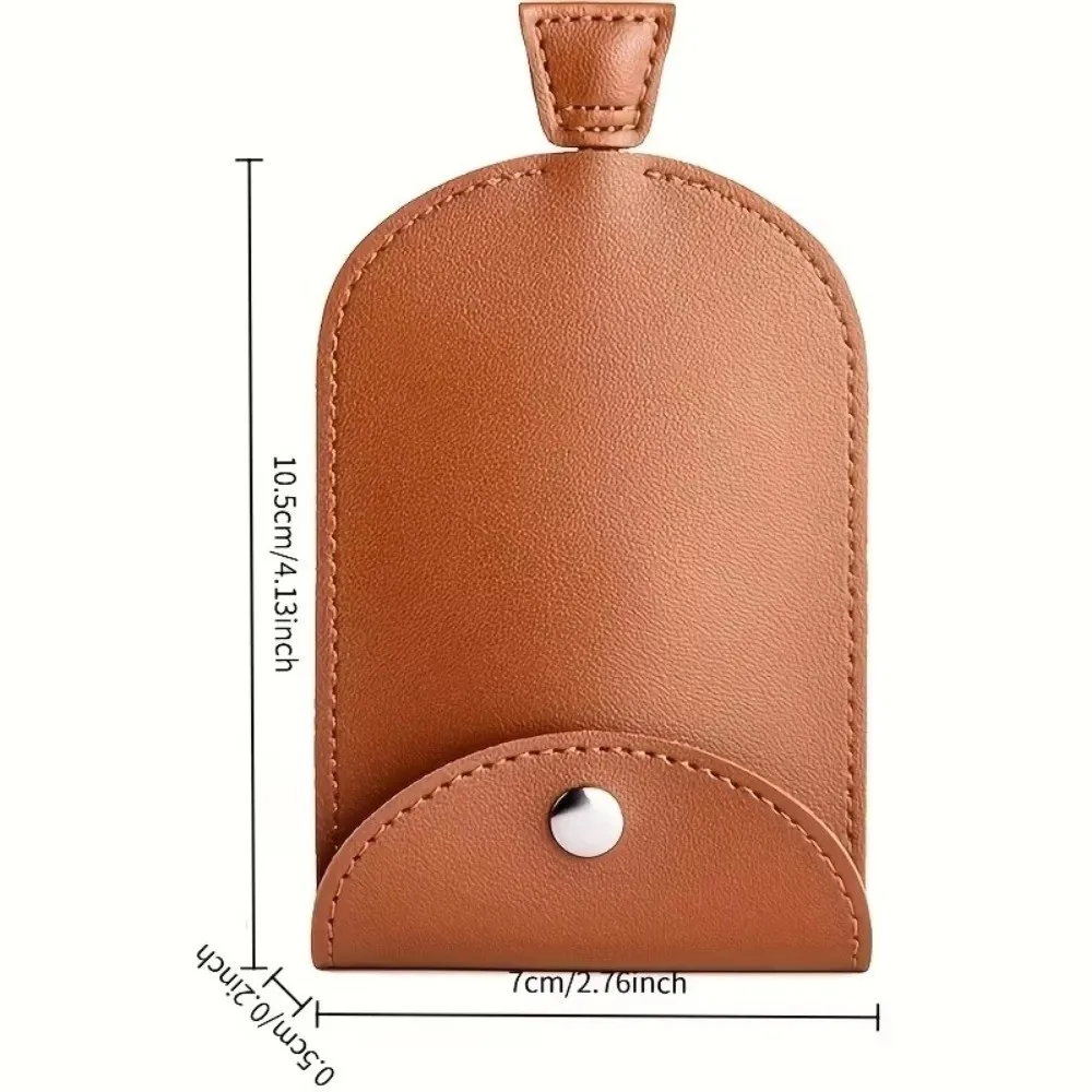 Mini Key Holder Large Capacity Multi-Functional Key Case with Pull-Out Design Faux Leather Key Chain Key Bag view 6