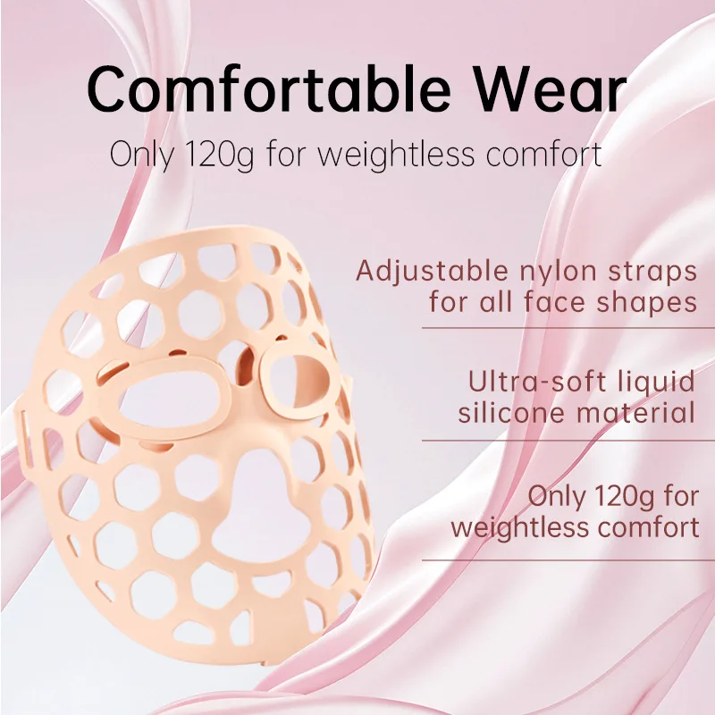 Vloeibare siliconen holle LED foton huidverjongingsmaskerapparaat, grote arraylamp, schoonheidsapparaat