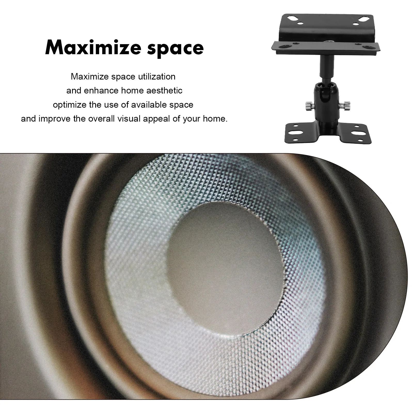 Настенные кронштейны для динамиков для использования в помещении и на открытом воздухе, крепление на полку для студийного монитора, держатель для аудиодинамика, прочная настенная стойка