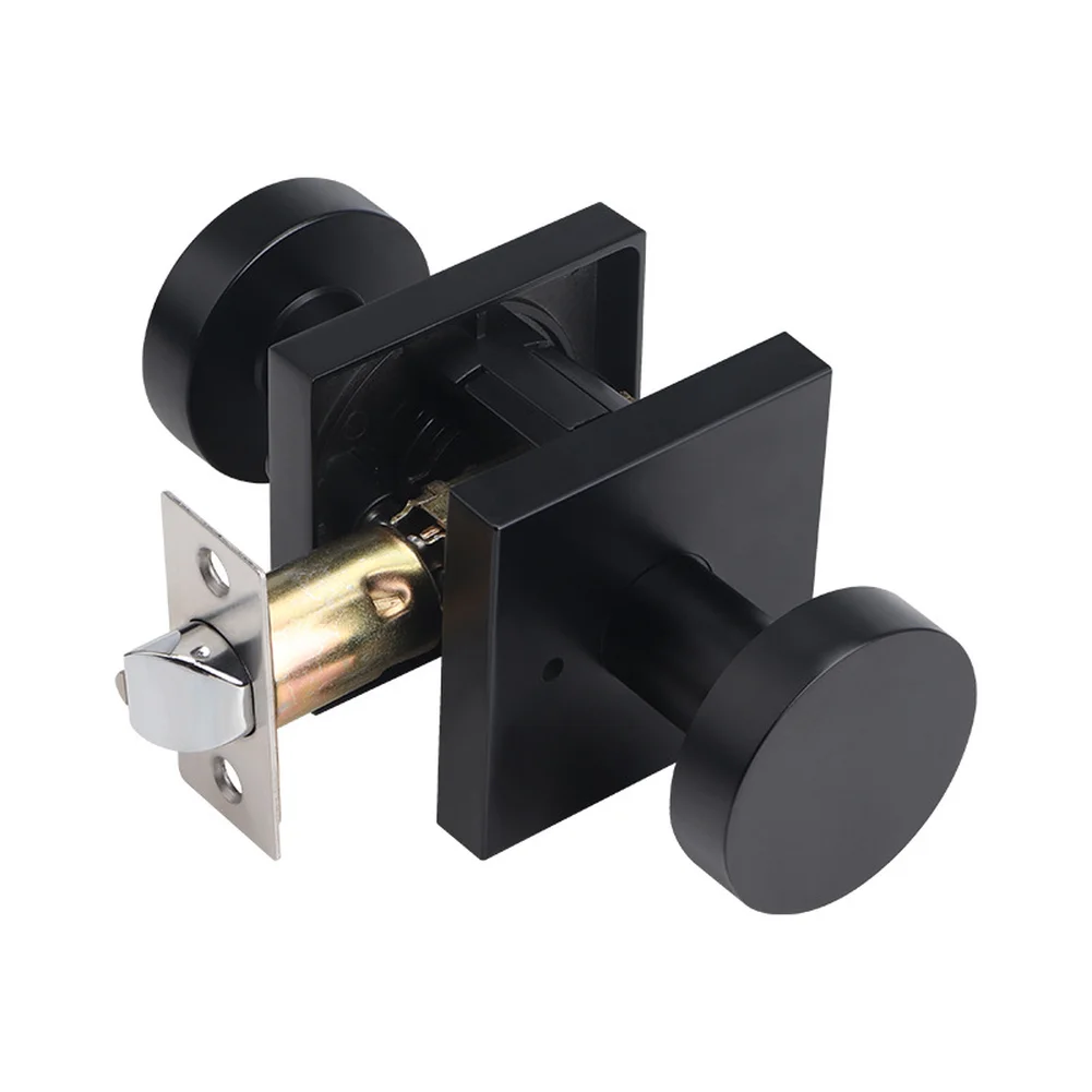 Zinc Alloy Square Passage Lock for Use on Doors in Healthcare Facilities Educational Institutions and Office Spaces