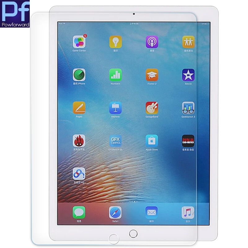 2PCS/Pack For iPad Pro 12.9 2015 2016 2017 2018 A1652 A1670 A1671 A1584  9H Tempered Glass Screen Protector Glass Film Tablet