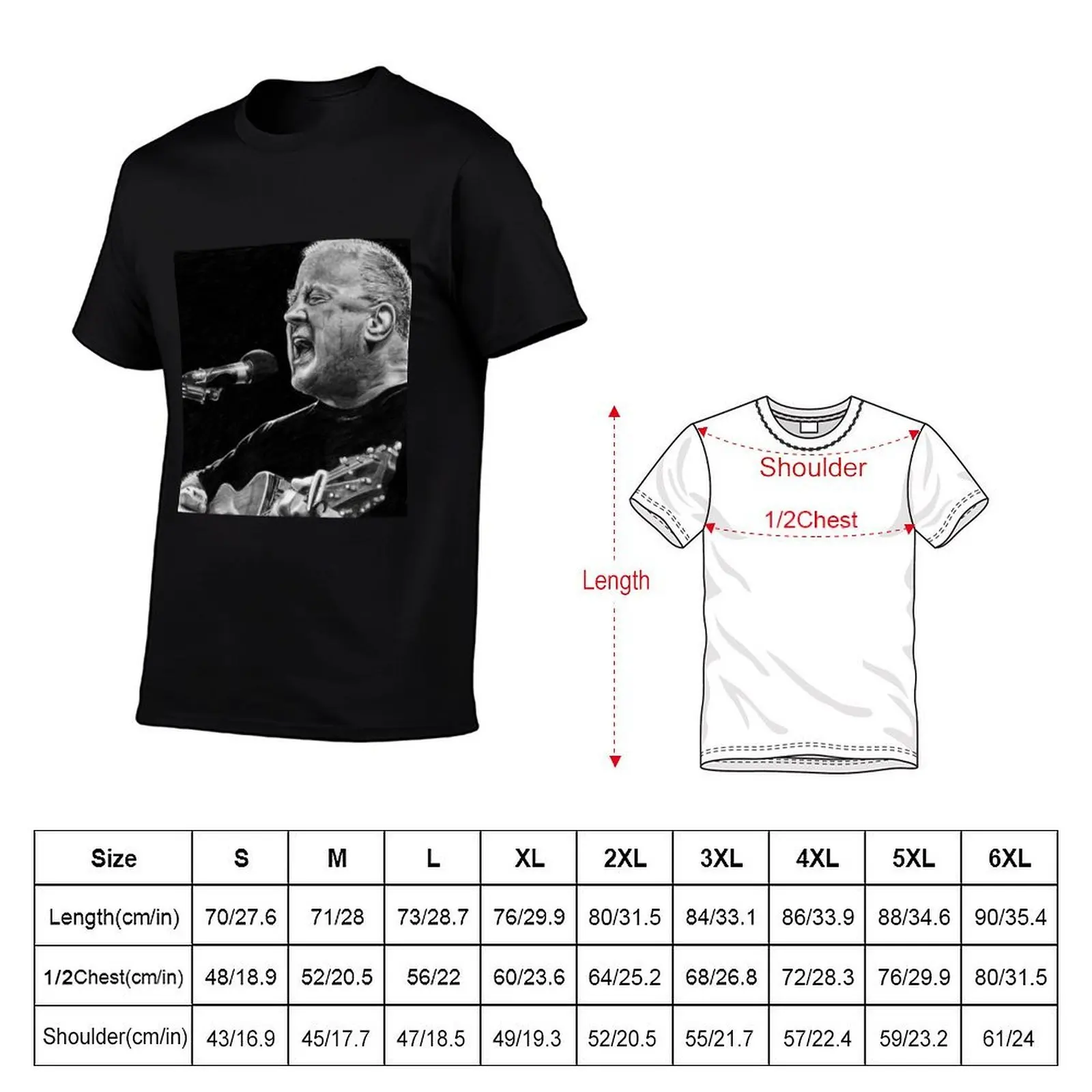 Christy Moore Acrylic Block T-Shirt blanks football t shirt heavyweight t shirts for men