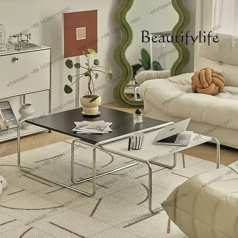 

Nordic Living Room Coffee Table Modern Aesthetic Minimalist Standing Coffee Table Bedroom Small Mesas Bajas Postmodern Furnit