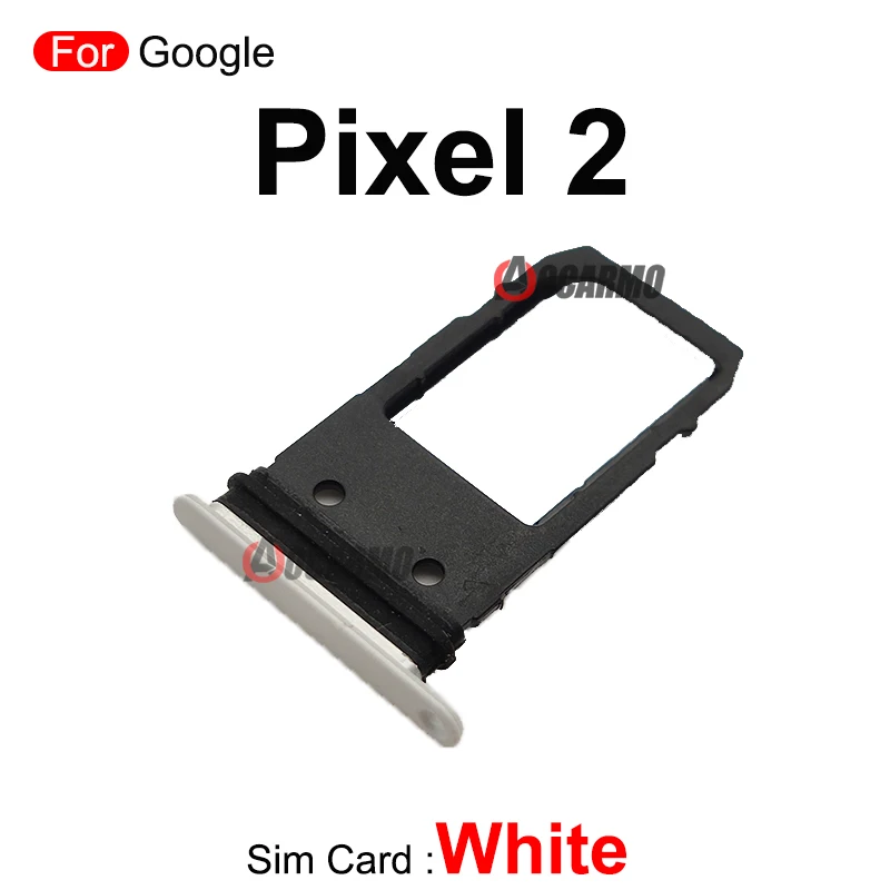 SIM 카드 트레이 슬롯 교체 부품, 구글 픽셀 2 XL 2xl, 블랙 화이트