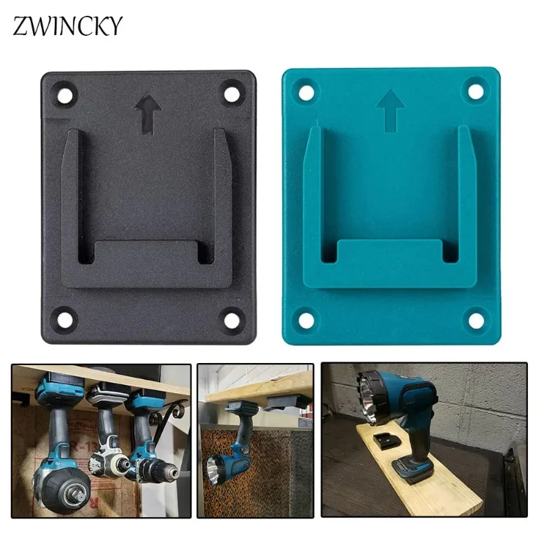 ZWINCKY Tool Machine Holder Wall Mount Storage Bracket Fixing Devices For Bosch For Makita 18V Electric Tool Rack Stand Slots