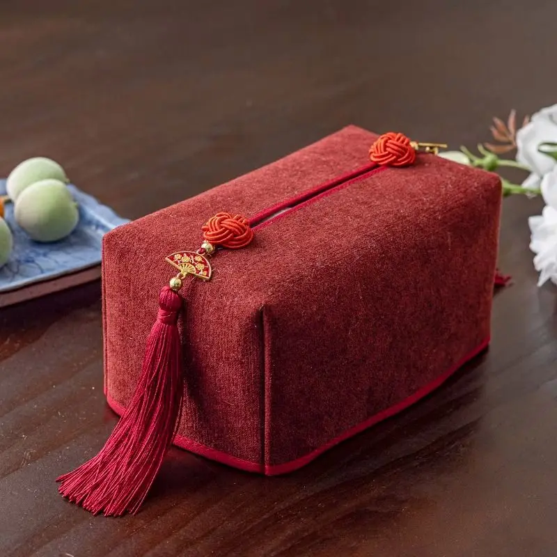 

Solid Color Napkin Dispenser - Premium Living Room Hotel 2026 New Creative Fabric Tissue Box, High-End Minimalist Style