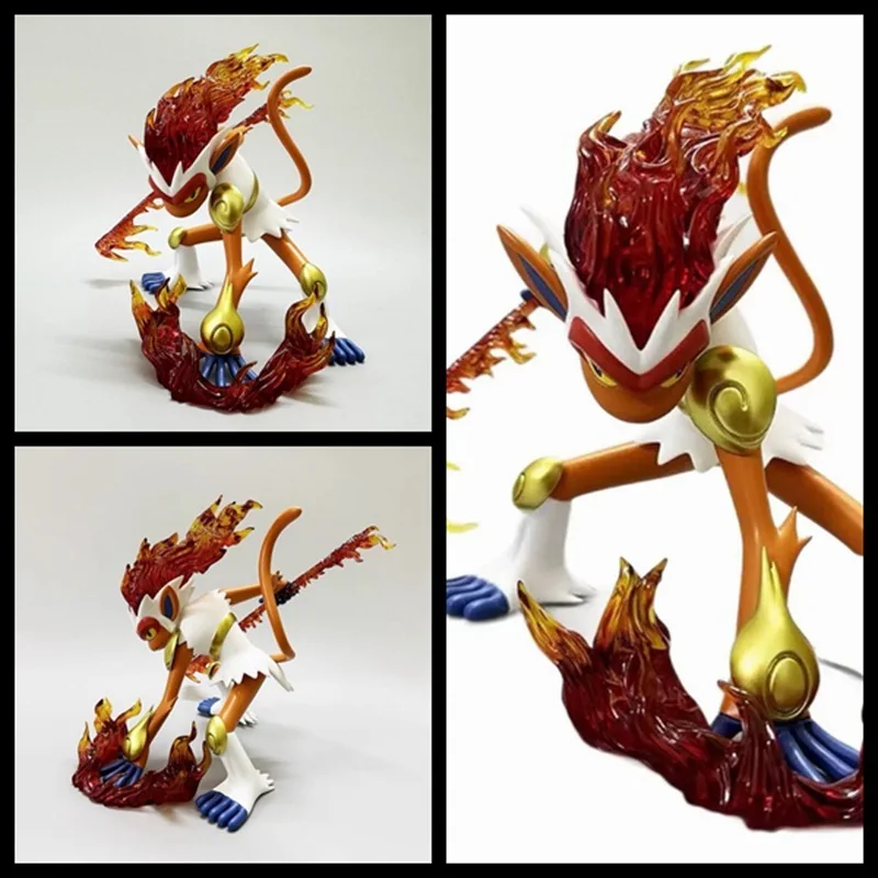 13cm Heißer Pokémon Infernape GK Stereoskopische Actionfigur Sammlerstück PVC-Modell Spielzeug Cartoon-Deko-Figur Jungen-Geburtstagsgeschenk