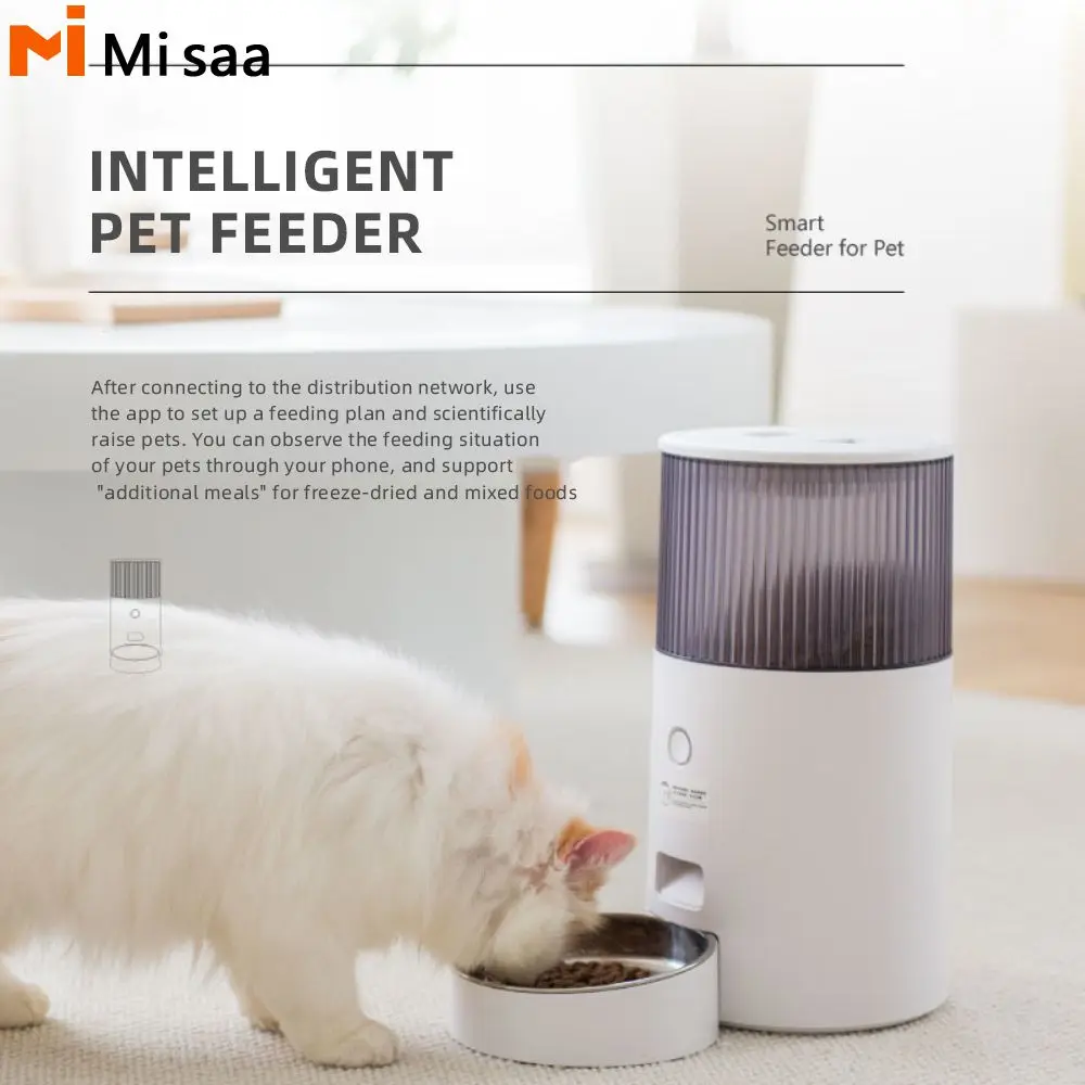 

Intelligent Pet Feeder Automatic Feeder Record Automatic Feeding 2.5l Dog Food Cat Food Feeder Pet Supplies Pet Smart Feeder