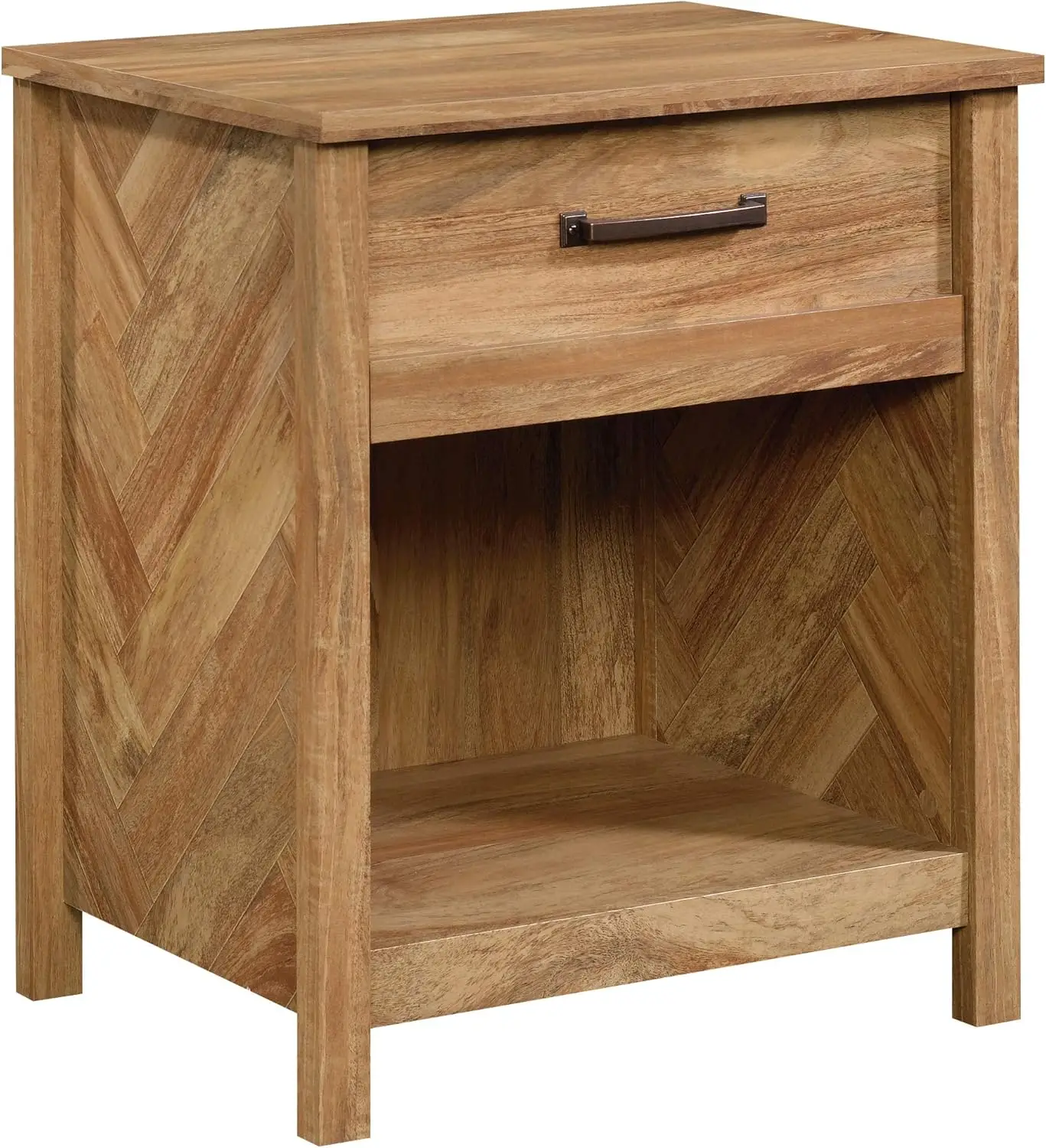 Cannery Bridge Night Stand, Bedside Table, Bedroom Side Table End Table, In Sindoori Mango