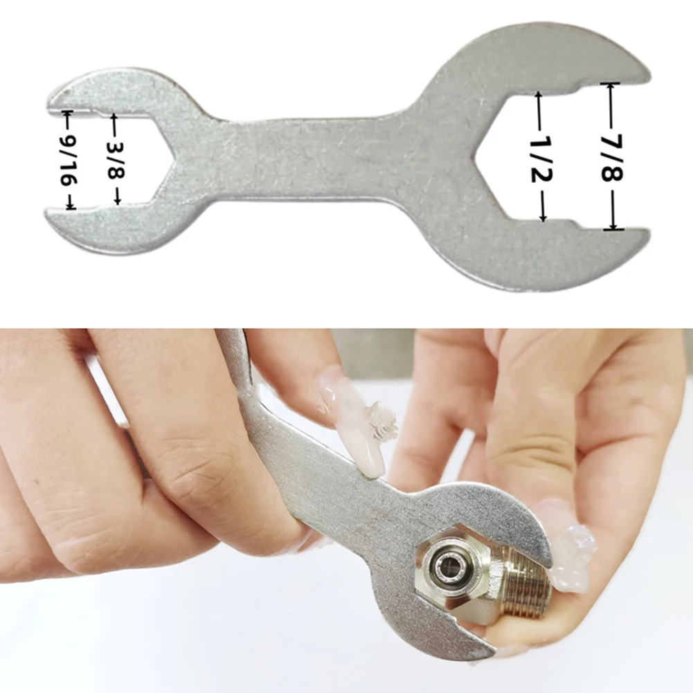 Movable Knob Body Wash Three-way Wrench Bathroom Accessories For Bidet Home Improvement Labor-saving Parts Sliver