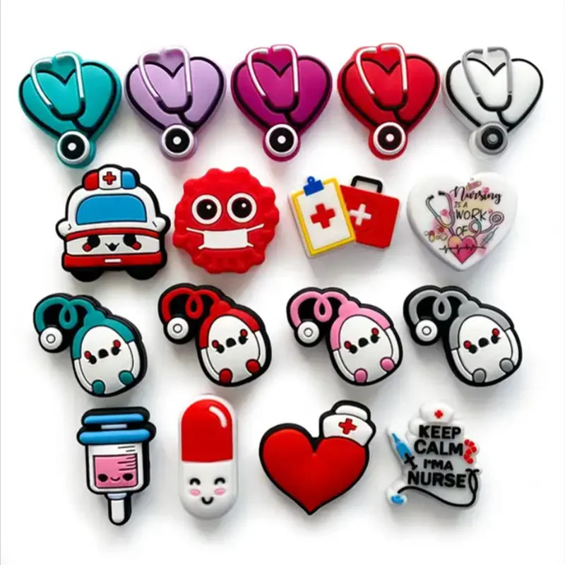 5/10Pcs Silicone Beads Food Grade Cartoon Silicone Focal Beads Wholesale DIY Pacifier Chain Bracelet Jewelry Accessories