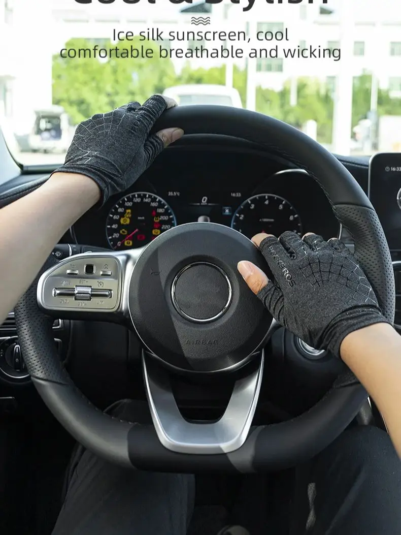 AliExpress ROCKBROS Bicycle Gloves Summer Bike Glove Half Finger MTB Bike Men Women Anti-Slip Breathable  Sport Glove