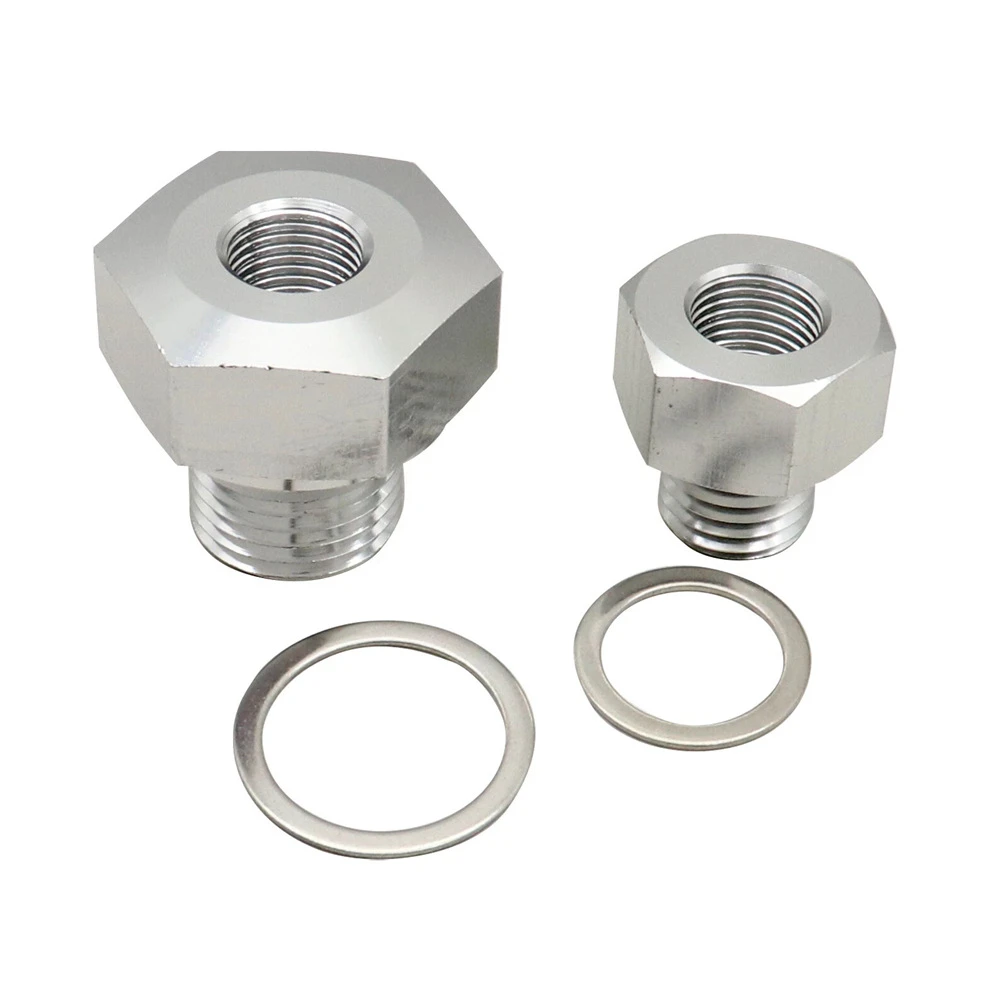 

For LS1 4.8 5.3 6.0 Swap M12 M16 Oil Pressure Coolant Temp Gauge Fitting Adapter