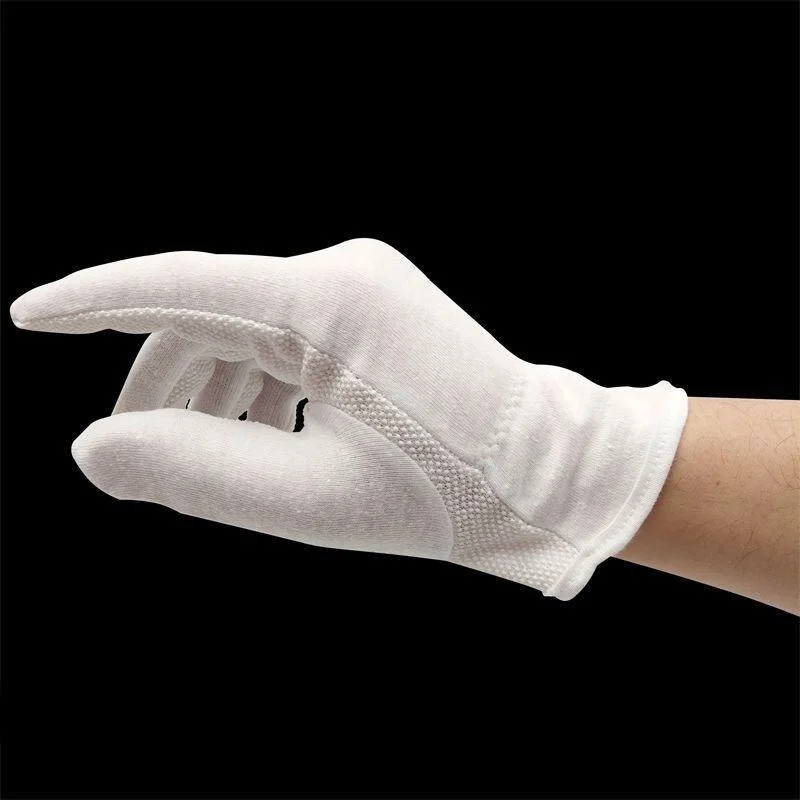 4 Paar Weiße Handschuhe Aus Polyester – Atmungsaktiv, Dehnbar, Für Formelle Anlässe, 23x9,5 Cm