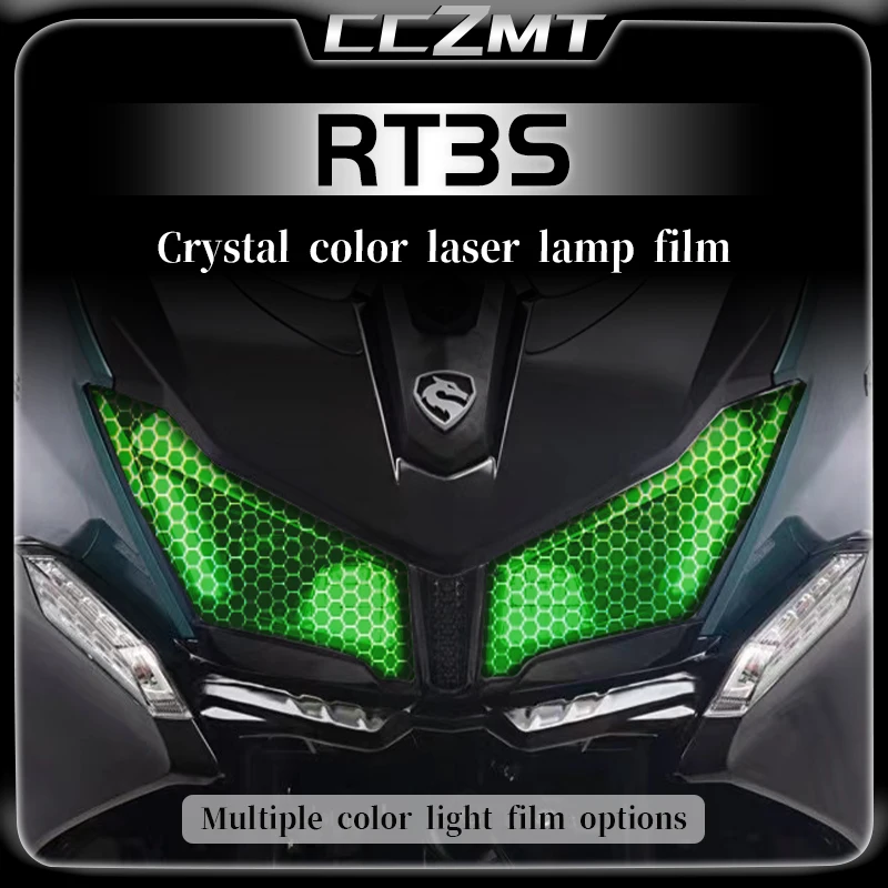 

For CYCLONE RT3S headlight film tail light film honeycomb laser transparent protective film accessories