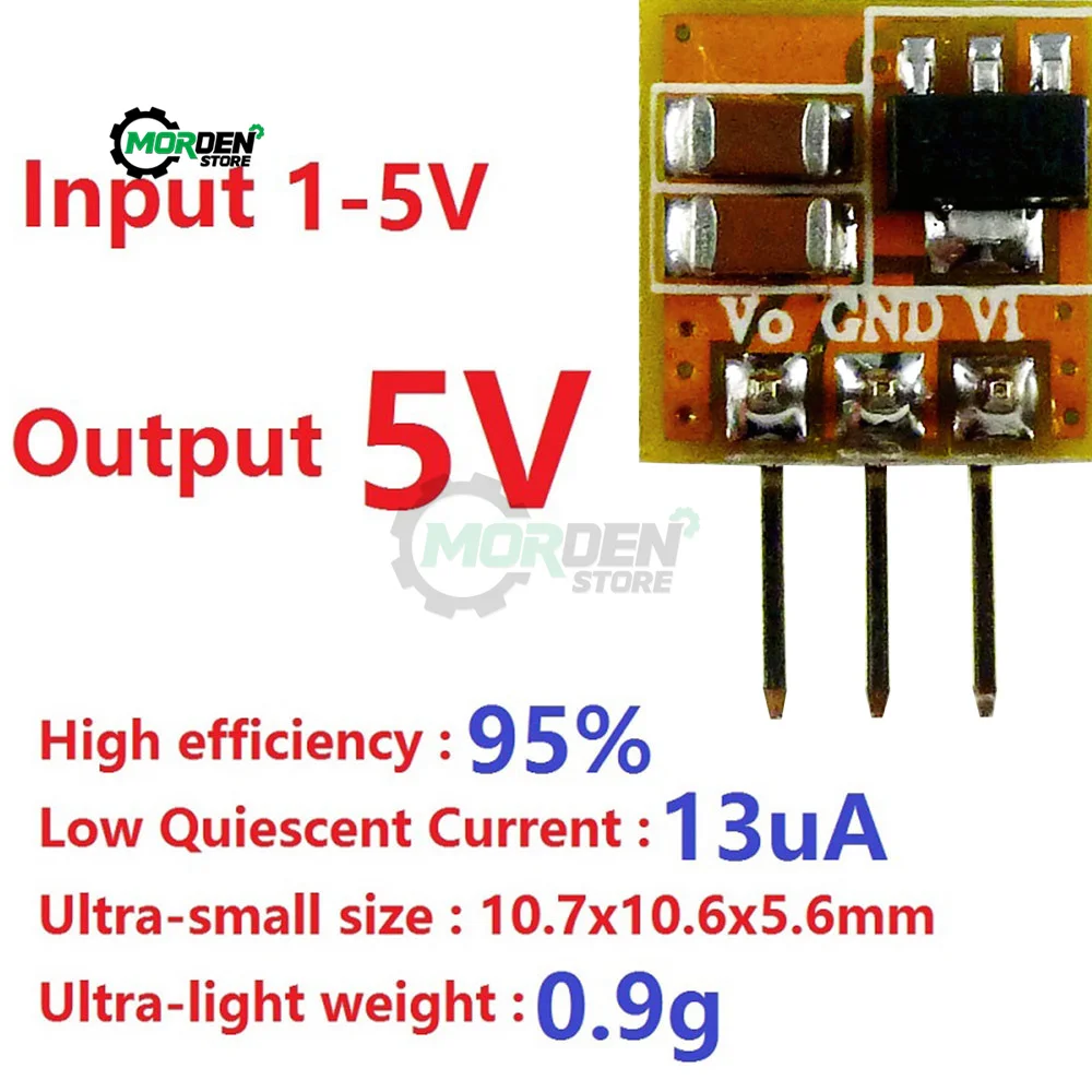 0.7-5V to 3V 3.3V 5V DC DC Boost Converter Voltage Step-up Module Power Supply for Stabilized Power  Electrical Tools