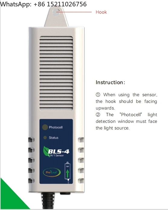 BECC-PRO Temperature/humidity/CO2/lighting Controller for Grow Tent/indoor Room Pro Leaf Controller