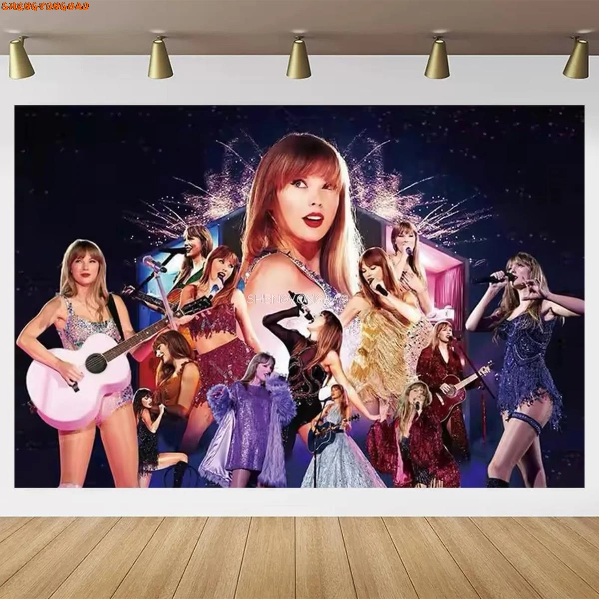 

Famous American Singer Taylors Photography Backdrops Birthday Party Swizzle Baby Shower Girl Gift Photo Studio Background GS-01