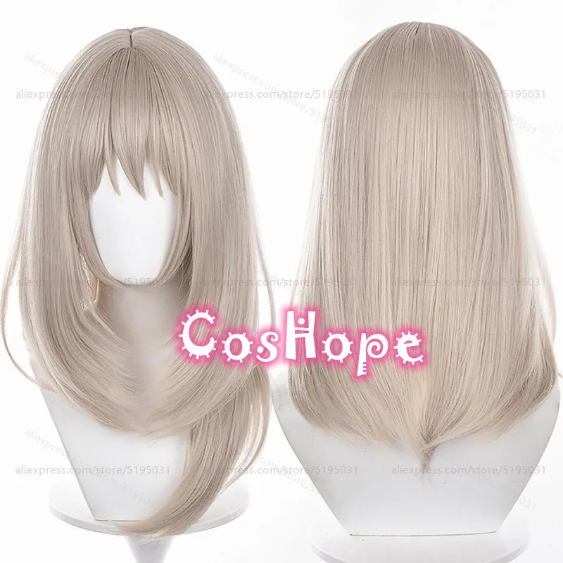 

Momoka Kawaragi Косплей Парик 60 см Длинный Теплый Серый Парик Косплей Аниме Термостойкие Синтетические Парики для Взрослых Cos Party