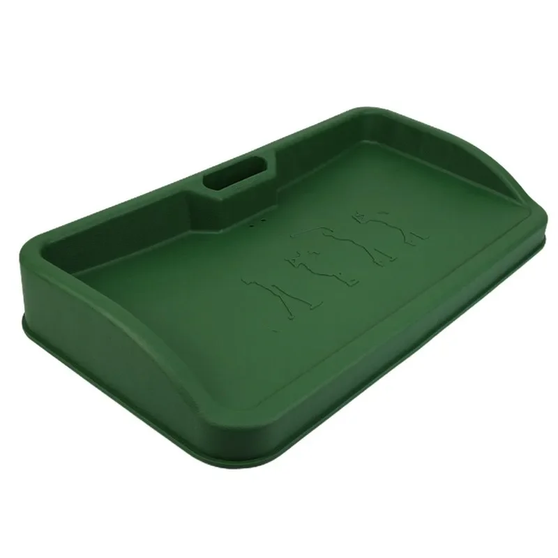 Golf tee box Soft rubber tee box with mobile phone video rack Practice supplies Large capacity