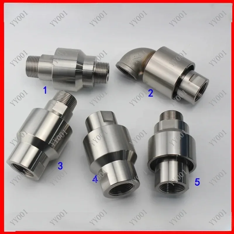 Stainless Steel 360° Universal Hydraulic Rotary Joint High Pressure Threaded Flange for Tower Crane