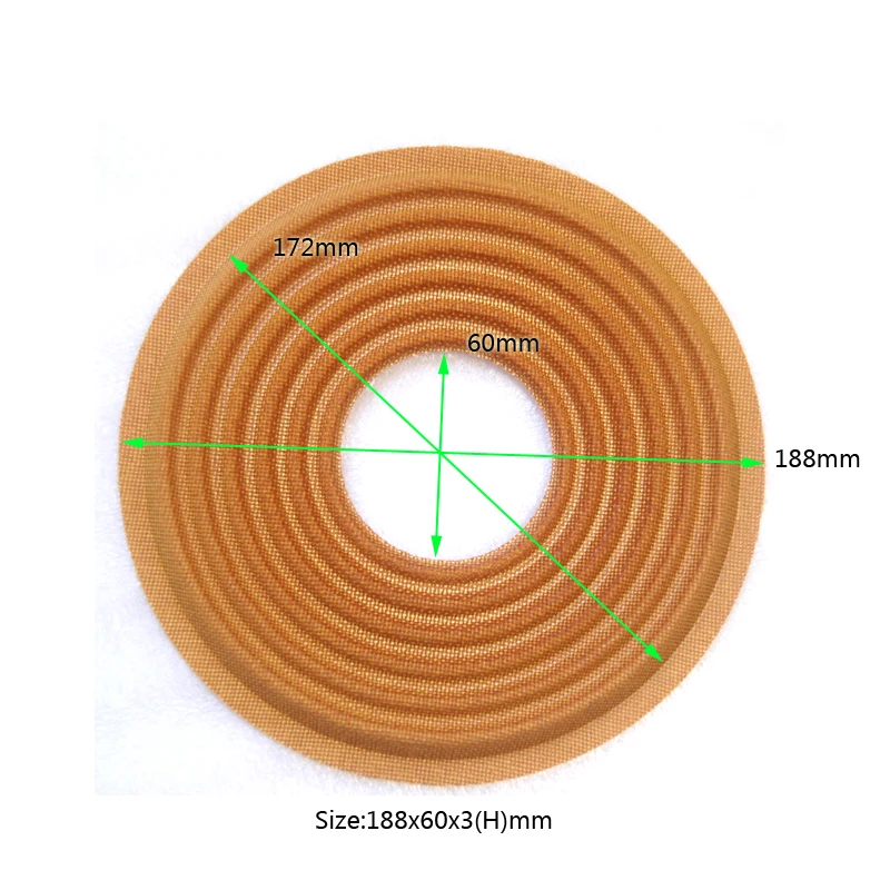 2pcs/Lot  188x60mm 180*39 / 162x60mm 165x50mm Cloth Subwoofer Damper Shock Absorber HiFi Audio Speaker Spider 12/15/18inch
