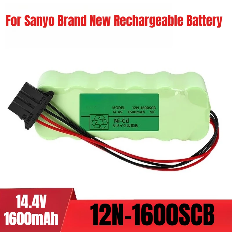

14.4V 1600MAH for Sanyo Brand New Rechargeable Battery 12N-1600SCB