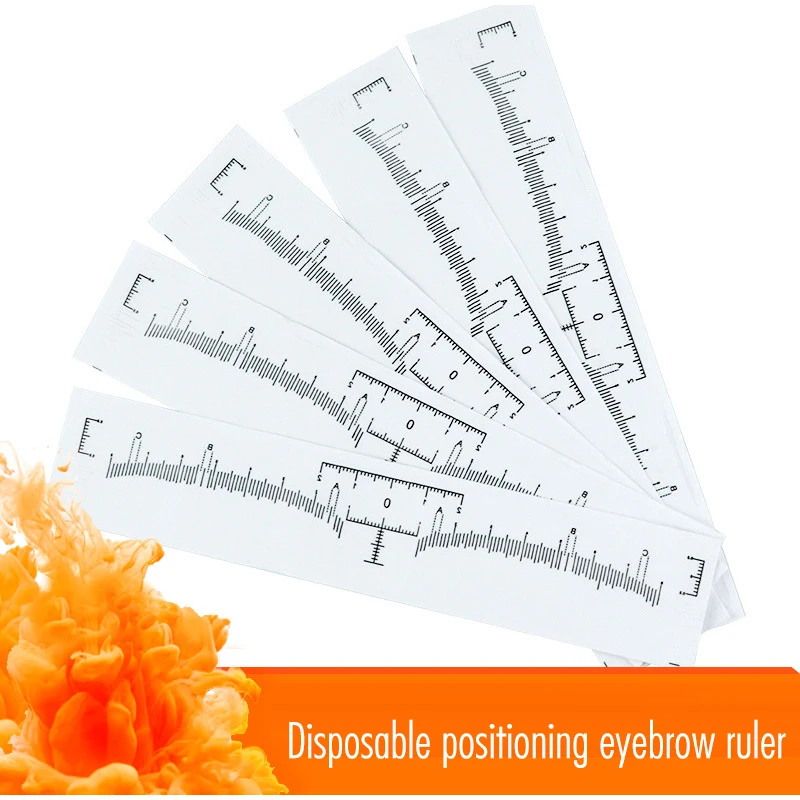 مسطرة لاصقة ميكروبليدنج لتشكيل الحاجب ، إكسسوارات المكياج ، تصميم الوشم
