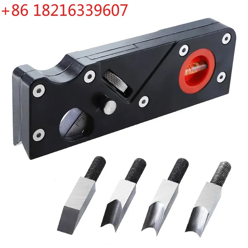YAO Chamfer Plane for Wood,Woodworking Hand Planer Tool for Quick Edge Planing and radian Corner Plane Trimming,4 of Cutter Head