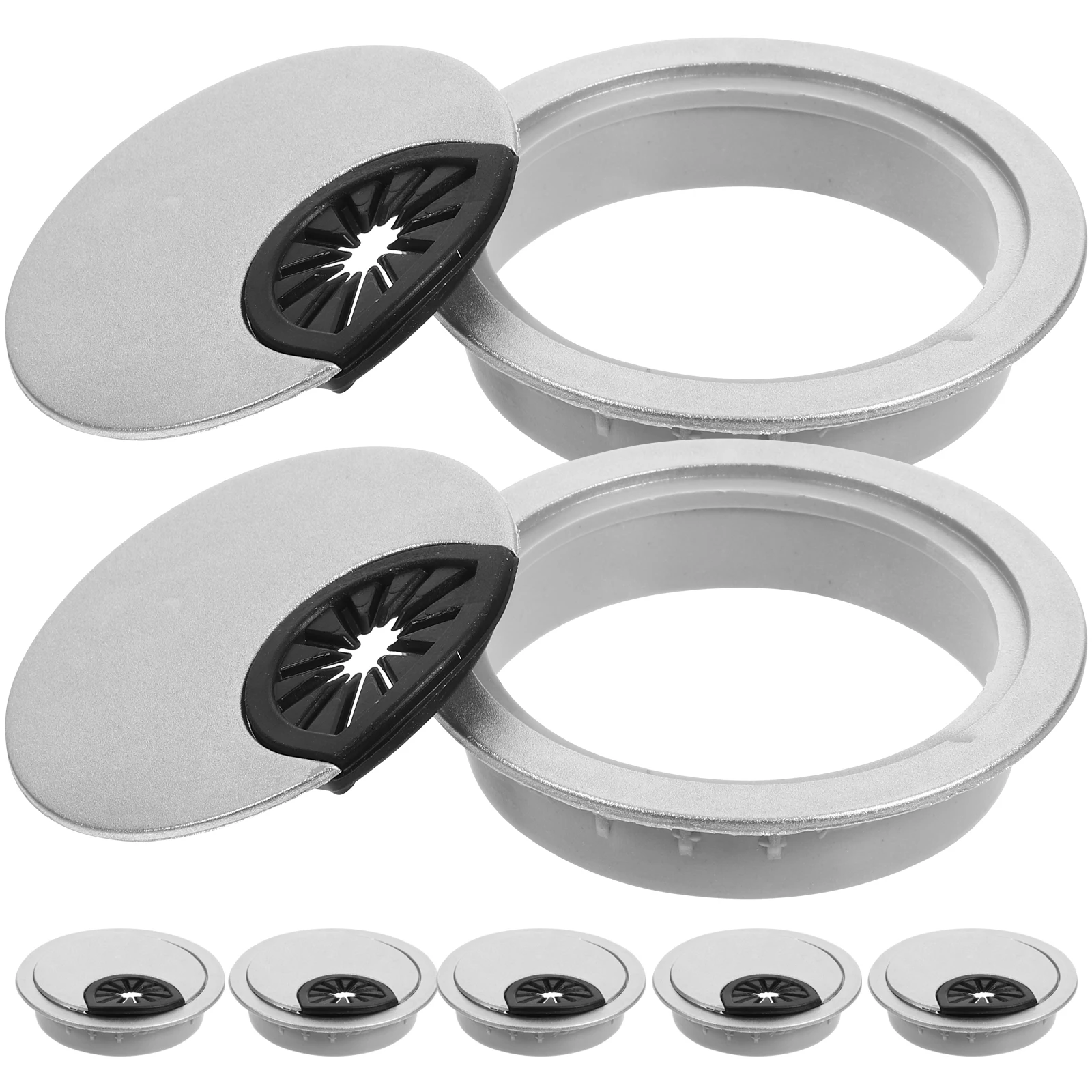 

20 Pcs Cover Wire Cord Hole Cover Desktop Wire Hole Plug Cord Organizer 50mm Durable Elegant Design Easy Installation