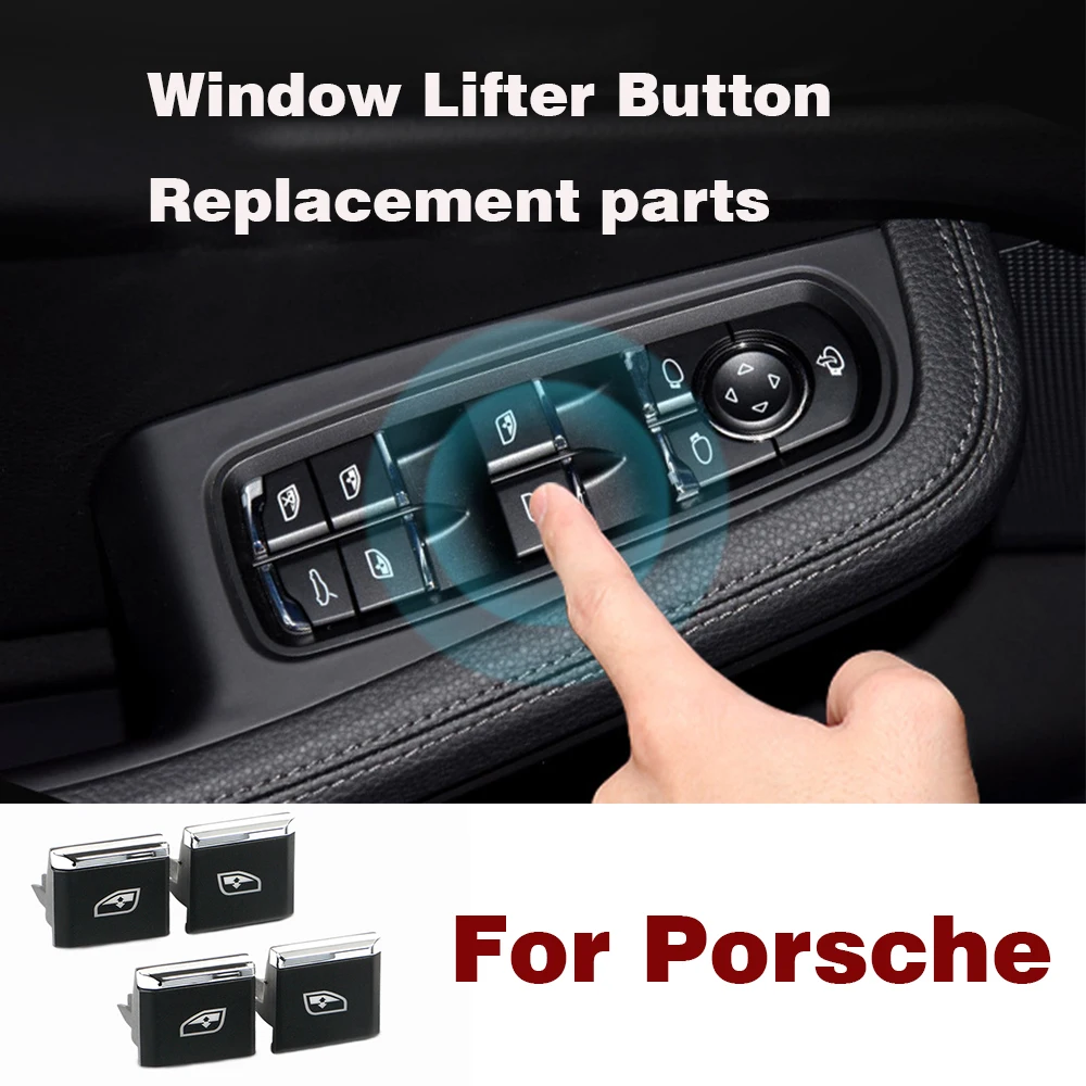 

Car Window Lifter Button Cap Replacement Windows Switch Button For Porsche Cayenne 2011-2017 Panamera 2010-2016 Macan 2014-2021