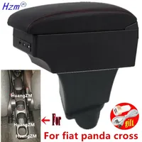 For fiat panda cross 4x4 Armrest Box For fiat panda cross 4x4 Car Armrest box Interior parts Center Console Storage box with USB