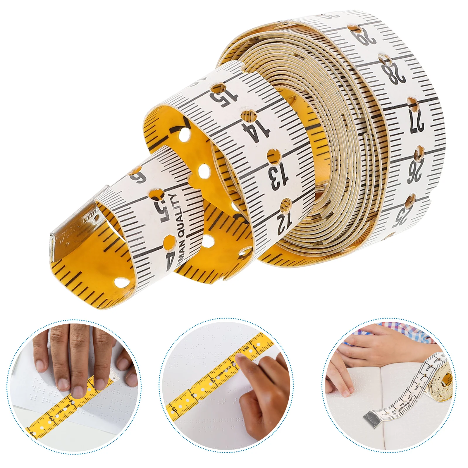 

Blind Soft Ruler Measurement Tape People Gadgets Measuring Nylon Tailor Impairment Education