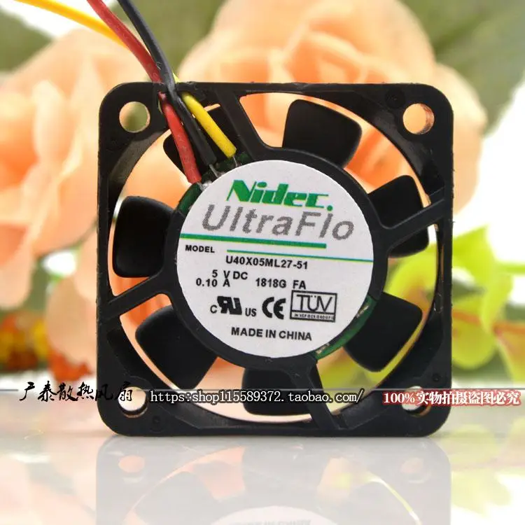 

НОВЫЙ ОРИГИНАЛЬНЫЙ U40X05ML27-51 5 В 4010 40x40x10 мм Радиатор охлаждающего вентилятора