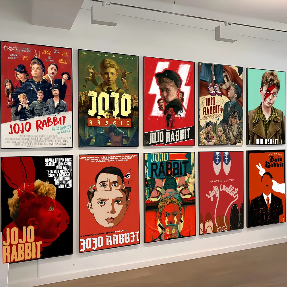 Jojo Rabbit Filmplakat für Zuhause, Wohnzimmer, Schlafzimmer, Bar, Café, Kunstdekoration
