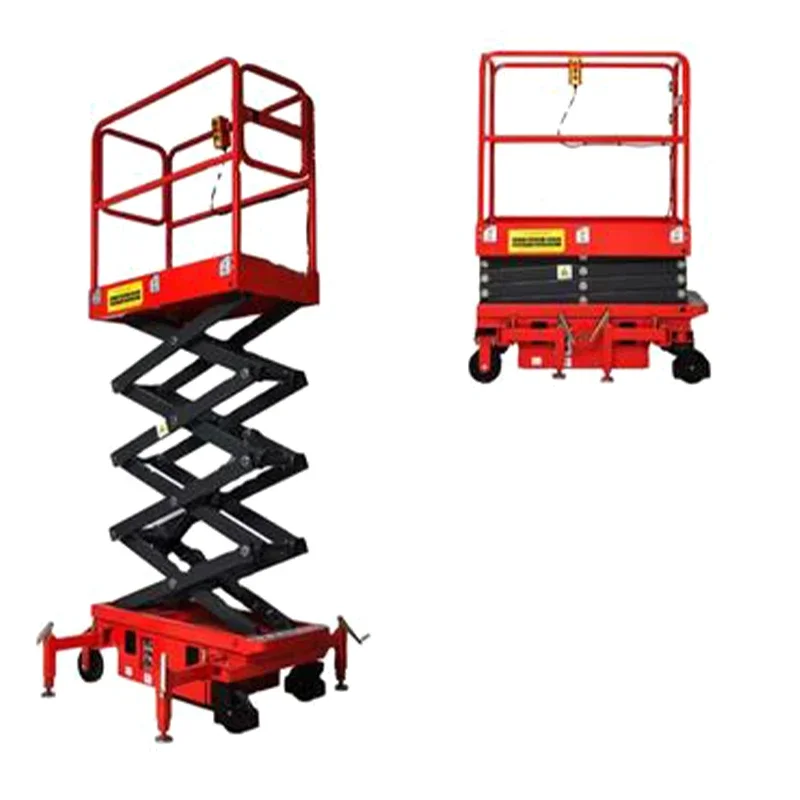 

Electric mobile scissor lift self-propelled hydraulic scaffolding platform