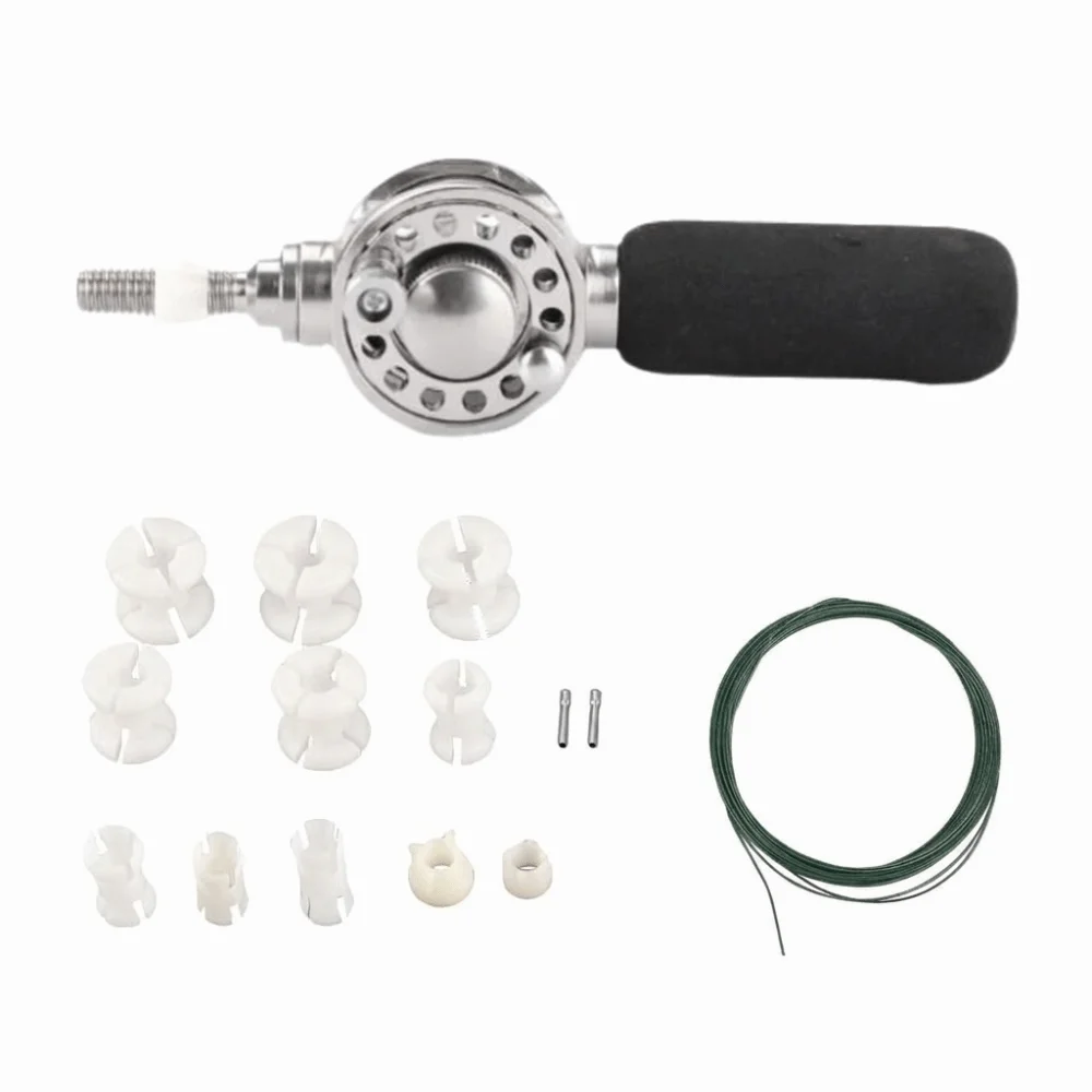 Langlebige BLG50 Angelrolle, Vollmetall, 2+1BB, Angelrad mit einstellbarer Bremskraft, Angelrolle für Floßangeln und Eisangeln