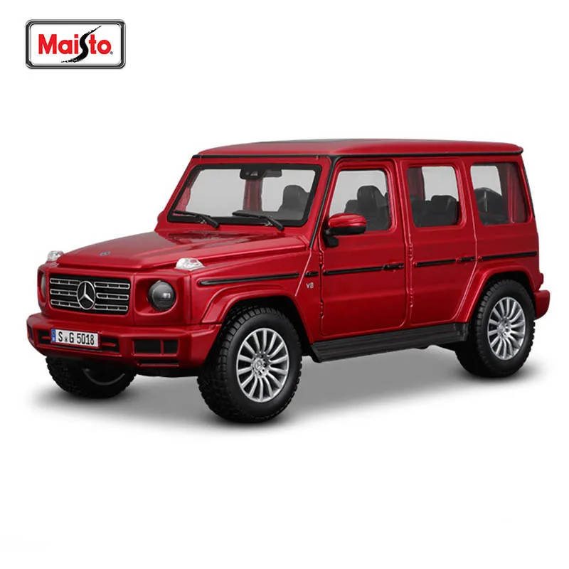 Maisto 1/25 Mercedes-Benz G-CLASS silver alloy car model die-casting static precision model collection gift toy tide play