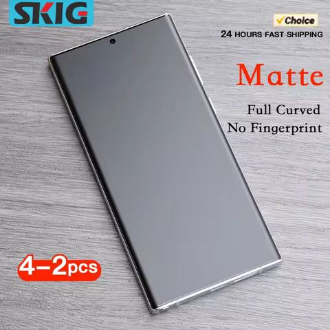 Matte Hydrogel Film For Samsung Galaxy S24 S23 S22 S21 S20 Ultra Plus No Fingerprint Screen Protector Not Tempered Glass